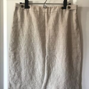 J. Crew Linen Women's Skirt size 6